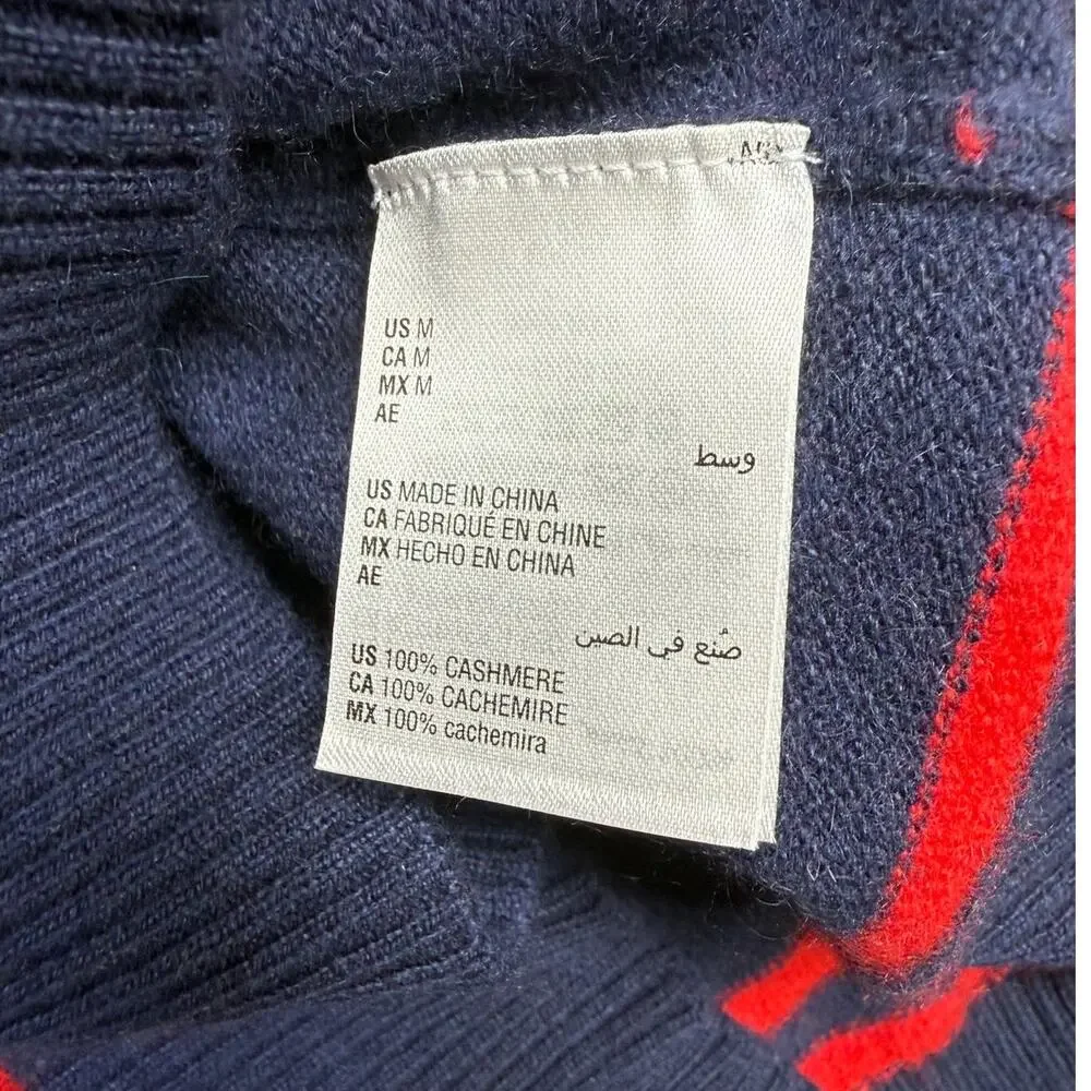 Club Room Men's 100% Cashmere V-Neck Sweater Vest Blue/turquoise Medium $179